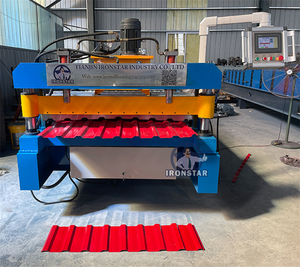 C8 C9 C10 C15 C18 C20 C21 C44 루핑 시트 만드는 기계 금속 루핑 롤 성형 기계 러시아 시장 - Product Image 3