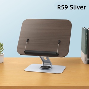 Có Thể Điều Chỉnh Bằng Gỗ Giữ Ngón Tay Tre Trang Sách Đứng Với Kim Loại Ngón Tay Cái Cho Đọc Sách Hoặc Nấu Ăn Bookend Nấu Ăn Cuốn Sách Đứng - Product Image 3