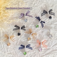 Paso Sico Bijoux d'ongles 3D en dentelle papillon, pendentif en alliage motif papillon, accessoires de protection pour ongles, breloques de luxe pour nail art DIY