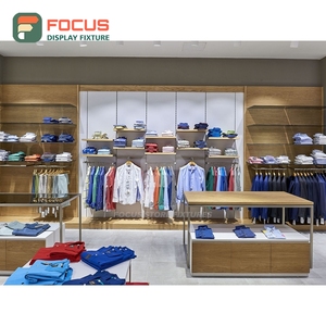 One-Stop Service Brand Store Powder Coated Metal Wall Display Unit Odm Supplier Apparel Store - Product Image 3