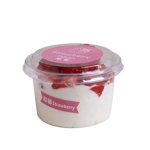 Trong suốt Pet nhựa <span class=keywords><strong>Ice</strong></span> <span class=keywords><strong>Cream</strong></span> sữa chua Mousse Cup bánh pudding Baking bao bì hộp - Product Image 5