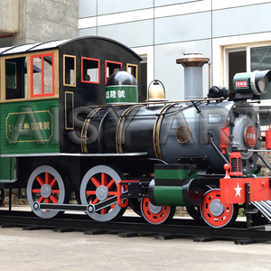 Modello di treno a vapore Super grande di <span class=keywords><strong>epoca</strong></span> industriale con scala 1:1 in metallo per attività di <span class=keywords><strong>Bar</strong></span> centro commerciale o ornamento di costruzione - Product Image 3