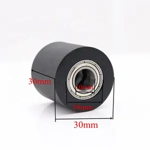 10*30*30mm PU con lăn bánh xe mang 6800zz PU lớp phủ ròng rọc Con lăn mềm cho cửa trượt