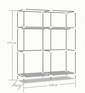 Armario de Ropa y Armario Portátil DIY, Bolsa para Ropa, Almacenamiento para Dormitorio y Muebles para el Hogar, Moderno y Plegable - Product Image 2