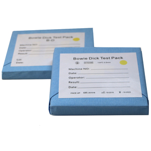Kit di sterilizzazione medica Bowie Dick Pack BD per autoclave a vapore monouso Medcolor MDC-BD blu, molto venduto - Product Image 3