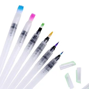 Xinbowen toptan 6 adet boya fırçası kalem seti farklı boyut boya fırçası kalem su renk boyama