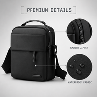 Sac à main pour homme, sac bandoulière pour homme, sac messager pour le travail et les affaires