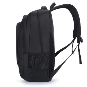 Zaino per studenti zaino per Laptop da lavoro 2023 vendita calda moda all'ingrosso personalizzato Beg impermeabile nero poliestere Nylon Unisex