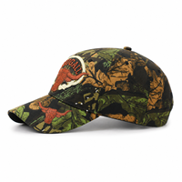 Casquette de baseball camouflage personnalisée avec logo brodé, 6 panneaux, visière imprimée, style streetwear, réglable, vente en gros usine, OEM