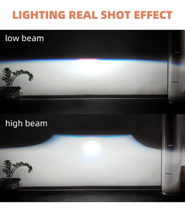 Đèn pha ô tô LED Mini <span class=keywords><strong>Projector</strong></span> Y5 H4 tùy chỉnh, bóng đèn 6000K, 100W, tích hợp quạt làm mát kép, đèn pha chiếu xa chiếu gần, có nam châm - Product Image 6