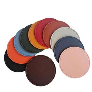 Customizable Tap Coasters Blank Leather <b>Table</b> Top Promotional Gifts Factory Direct - Product Image 5