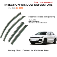 Déflecteurs de fenêtre latérale pare-pluie pour Toyota Cruiser 2019-2020 accessoires auto