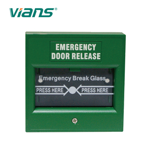 Botón de Emergencia de un Solo Polo para Romper el Vidrio de Puertas, de ABS, para Interiores, para Puertas y Salidas de Emergencia - Product Image 2