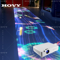 Projecteur holographique spécifique au restaurant HOVY - Projection murale immersive à thème personnalisé, cartographie de projection, résolution HDMI 1920x1200