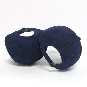 Servizio OEM/ODM, Cappello da Baseball Vintage in Cotone Blu Navy con Logo Ricamato Personalizzato, 6 Pannelli, per Uomo, Stile Sportivo, Vendita all'Ingrosso - Product Image 5