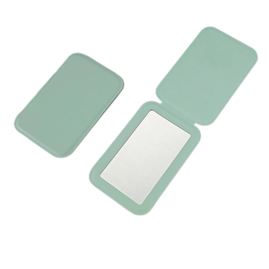 Espejo de Maquillaje de Bolsillo Personalizado con Logotipo, de Cuero PU, Portátil, para Regalo Promocional Empresarial, Colores Personalizables - Product Image 2