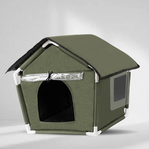 Outdoor small and <b>medium</b>-sized <b>dog</b> kennels, stray cat kennels, outdoor waterproof and rainproof pet houses, universal pet - Product Image 1