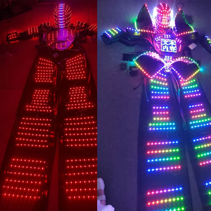FUNTOYS Control remoto a todo Color LED Party Robot Suit Costume Show Dress Clothe <span class=keywords><strong>DJ</strong></span> Bar Performance Costume - Product Image 4