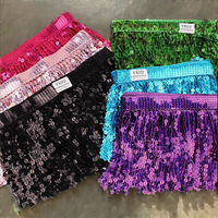 Frange décorative brodée à sequins multicolores écologiques de 17 cm de large, accessoires de couture pour sacs et chaussures