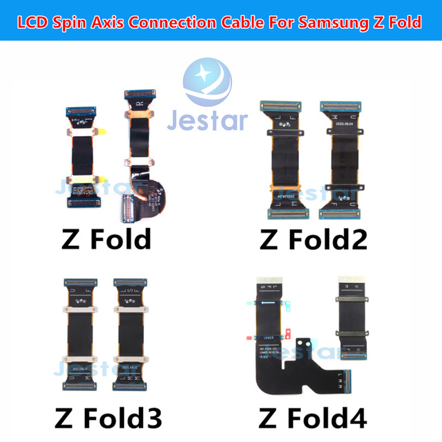 Spin Axis LCD Connection Flex Cable For Samsung Z Fold Flip 1 2 3 4 5 W20 W21 W22 W23 F900 F907 F916 F926 F936 F946 F700 F7070