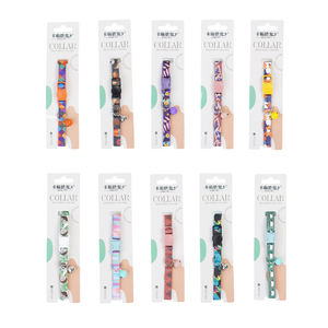 도매 사용자 정의 반사 인쇄 여러 색상 고양이 칼라 벨 - Product Image 2