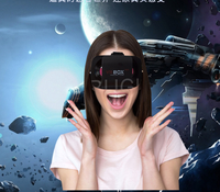 Lunettes VR BOX, réalité virtuelle mobile, lunettes VR intelligentes à porter sur la tête, jeu 3D, audio et vidéo, expérience immersive