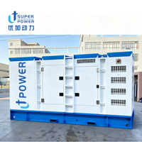 Générateur triphasé silencieux à faible bruit certifié CE ISO U+POWER U+YC100GF3-D 100KVA 50/60Hz 200A faible régime grande puissance AC