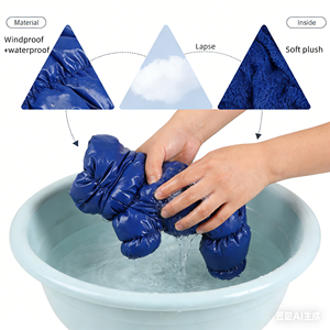 Chaquetas de Invierno para Perros, de Color Sólido, con Cuello Alto, Acolchadas, Ecológicas, de Poliéster - Product Image 5