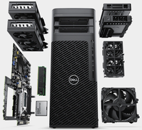   Station de travail Precision 7875 Tower, Intel Xeon, 16 Go de RAM, SSD 4 To, conception de bureau, CAO, montage vidéo