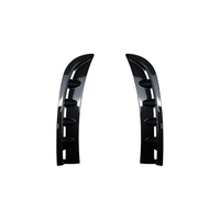 Spoiler avant en ABS noir brillant et motif carbone, prise d'air du pare-chocs avant, compatible avec Mercedes-Benz CLS C257 CLS260 300 2018-21