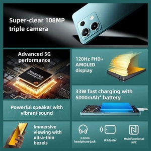 In vendita Xiaomi Redmi Note 13 5G Global, 8GB + 256GB, 6.67 pollici MIUI 14 MediaTek Dimensity 6080 Octa Core 2.4GHz, rete: 5G - Product Image 2
