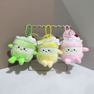 Groothandel Trendy Schattige Zachte Cake Pluche Hangende Pop Boba Cup Tas Hangende Ornament Sleutelhanger Pluche Speelgoed voor Cadeau Decoratie - Product Image 3