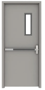 Commerciale 1-3 ore di acciaio ignifugo porta di legno tagliafuoco nominale porta singola o doppia aperta porte tagliafuoco esterne per le imprese - Product Image 2