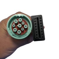 Câble de connexion OBD2 pour camion lourd Dongfeng, connecteur femelle 16 broches vers J1939 9 broches, ligne de diagnostic automobile Dechi