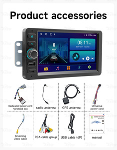 Reproductor de Android para Auto BQCC de 7 Pulgadas y 2 DIN, Carplay Inalámbrico, Navegación GPS, Wifi, Estéreo para Buick Land, Buick GL8 ES, Chevrolet Silverado - Product Image 4