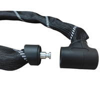 Serrures de sécurité de moto de vélo antivol noir ART 2 accessoires de cyclisme en acier de câble de chaîne pour des pièces de vélo de route de montagne