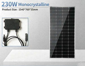 Monocrystalline Silicon <b>Solar</b> Panels Multi-gate High-efficiency 230W Photovoltaic Modules Full Power Direct Factory Various - Product Image 4