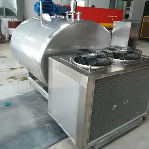 Tanque de armazenamento de leite em aço inoxidável, tanque de resfriamento de suco de frutas, tanque de processamento de mistura para venda