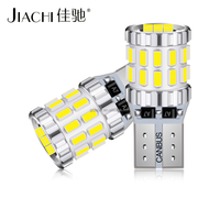 JIACHI FACTORY Auto sistemas de iluminación T10 Canbus bombilla W5W 5W5 168 194 3014 Chip 6 24 30 78 SMD 12V 12-24V con Len coche luces Led