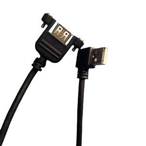 Lung Kay <b>Usb</b> <b>2.0</b> Am 90 Degree To Af <b>Cable</b> With Built In Earpiece M3 Extension <b>Cable</b> - Product Image 5