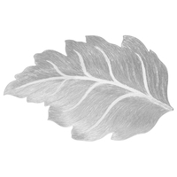 Style nordique feuille d'érable décoratif maison caboteur PVC tapis de Table isolation thermique anti-dérapant étanche napperon