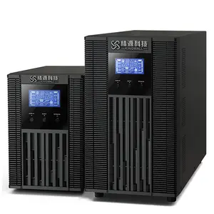 תדירות גבוהה באינטרנט אספקת חשמל פסק 3kVA 3000VA UPS כוח עם סוללות פנימיות