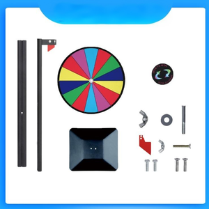 ポータブルカスタマイズ可能な三脚フロアスタンドラッキーマネースピニングゲーミングホイール賞ホイールプロモーションアクティビティトレードショー - Product Image 6