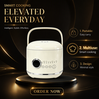 Autocuiseur Électrique Intelligent Numérique Portable 5L Trancre avec Cuve Antiadhésive et Design Carré pour Hôtels et Usage Domestique