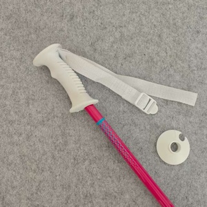 Juego de Dos <span class=keywords><strong>Bastones</strong></span> de Esquí para Niños de 90 cm y 1 Sección con Mango de Plástico y Punta de Metal de Aleación de Aluminio para Senderismo y Esquí - Product Image 4