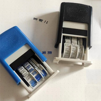 Tampon en caoutchouc français personnalisé allemand anglais Date timbre auto-encreur personnalisé numéro symbole roue roulante bricolage Scrapbooking