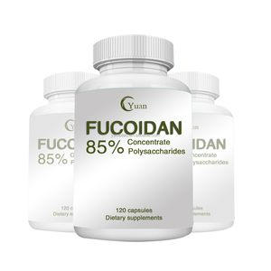 OEM/ODM Compléments alimentaires naturels Capsules d'extrait de <span class=keywords><strong>fucoidan</strong></span> de haute qualité Bouteille de 500mg Capsules de <span class=keywords><strong>fucoidan</strong></span> Suppléments - Product Image 3