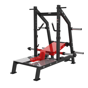 Machine à Squat Rhino avec Protection Lombaire, Équipement Commercial de Musculation pour Jambes et Fessiers, à Charge par Disques - Product Image 1