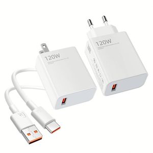 Chargeur USB Super Rapide Golden Mark 120W avec Câble Charge Rapide pour Téléphone Portable Chargeur Rapide Original Adaptateur d'Alimentation 67W - Product Image 1