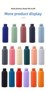 Bouteille d'eau isotherme en acier inoxydable personnalisée avec logo, écologique, 350 ml-1 L, pour le sport, cadeaux promotionnels en gros - Product Image 6